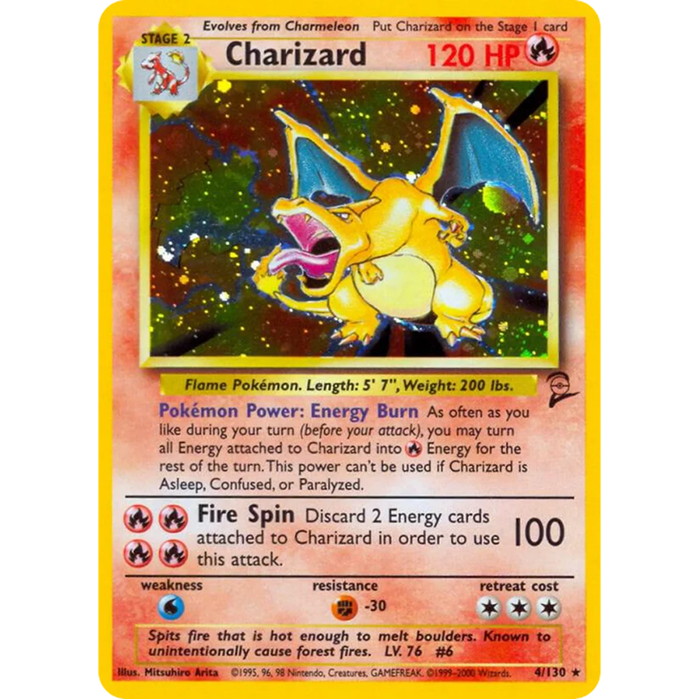Pokémon karta Charizard